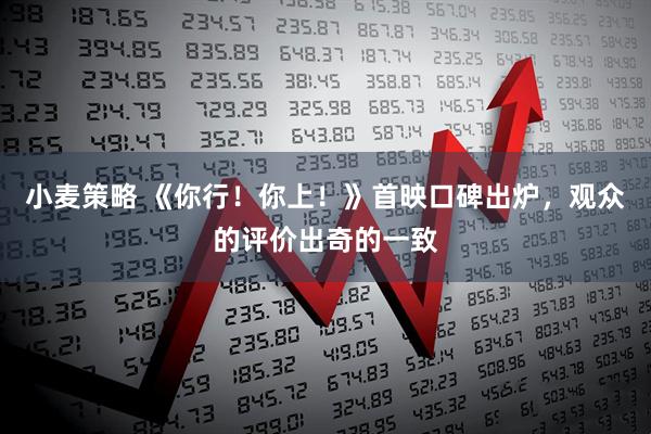 小麥策略 《你行！你上！》首映口碑出爐，觀眾的評價出奇的一致