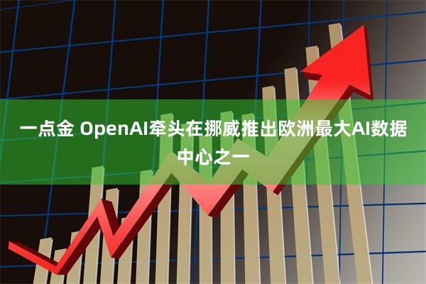 一點金 OpenAI牽頭在挪威推出歐洲最大AI數據中心之一